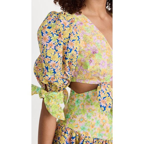 ALEMAIS Daisy‎ Spliced Mini Dress Size 4 - Picture 2 of 9